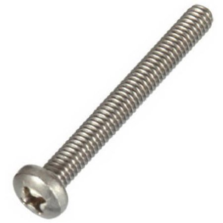 Hillman 1/4"-20 x 1-1/2 in Phillips Pan Machine Screw, Plain Steel 692780